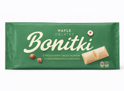 Вафли Bonitki с ореховой начинкой 210 г