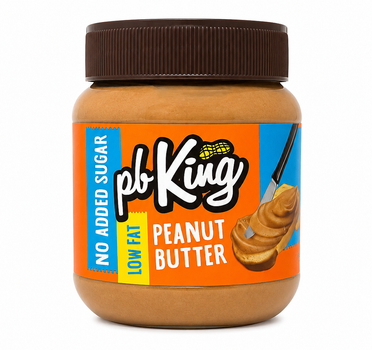 Арахисовая паста pbKing Peanut Butter без сахара с пониженным содержанием жира 340 г