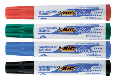 Набор маркеров для доски BIC "Velleda 1701" 1.4 мм 4 цвета (bc904941)