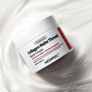 Підтягуючий пептидний крем для шиї та декольте Medipeel Premium Collagen Naite Thread Neck Cream 3.0 100ml