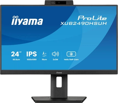 Монитор 23.8" iiyama ProLite XUB2490HSUH-B2 IPS 100Hz 1920x1080 Black