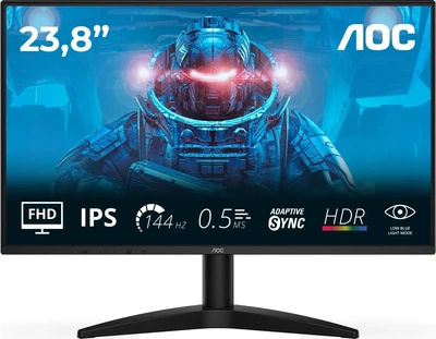 Монитор 23.8" AOC 24B36X IPS 144Hz 1920x1080 Black
