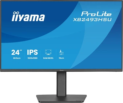Монітор 23.8" iiyama ProLite XB2493HSU-B1 IPS 120Hz 1920x1080 USB-C Black
