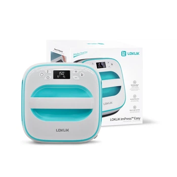 Ручний термопрес LOKLiK Easy голубий 1200 Вт