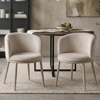 Комплект з 2-х обідніх стільців Bali Greek marble velvet black base