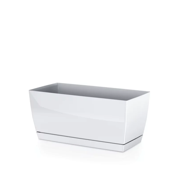 Балконный ящик Prosperplast Coubi Case P с подставкой 30см. Белый