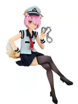Фигурка аниме Inu Mimi Police FuRyu Рам Ram Рам Рам Жизнь в альтернативном мире с нуля Re Zero 16 см