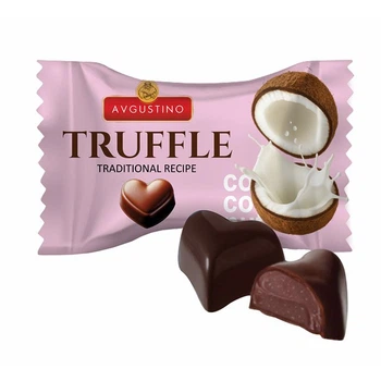 Цукерки «Truffle with Coconut» шоколадний трюфель з кокосовою стружкою, вагові 100 г