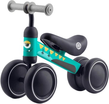 Беговел детский трехколесный RICOKIDS RK-606 Черно-бирюзовый (5903890632502)
