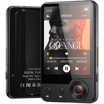 MP3 плеер с Bluetooth M15 HiFi Lossless Audio 64 ГБ Черный