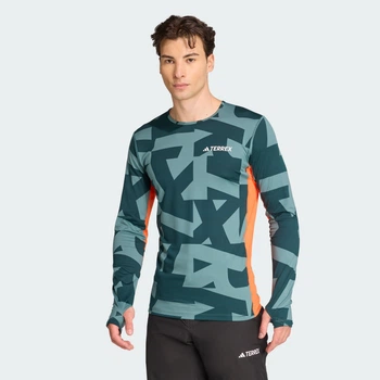 Чоловічий лонгслів Multi Synthetic Base Layer adidas JP2756 (XS) зелений (4068811046248)
