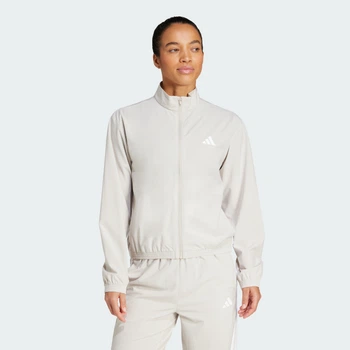Жіноча куртка Train Essentials 3-Stripes Woven Warm-Up Jack adidas JE6173 (XL) бежевий (4067891318351)
