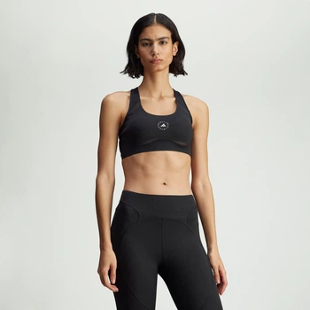 Женское бра adidas By Stella McCartney Power Impact Training Medium Support adidas JW4539 (XS) черный (4068806906571)