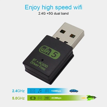 USB Wi-Fi адаптер Realtek RTL8821CU (2.4 / 5 Ггц + Bluetooth 4.2)