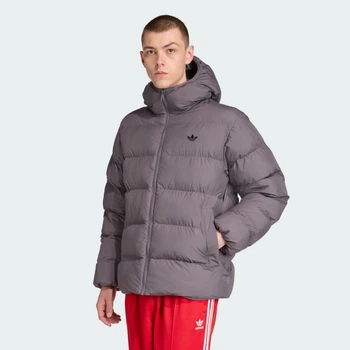 Чоловічий пуховик Tonal Hooded adidas JX4122 (2XL) сірий (4068809483161)