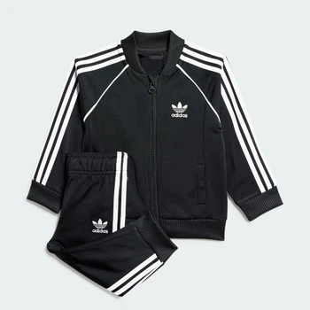 Детский спортивный костюм Adicolor SST Kids adidas IX7622 (62) черный (4067894052474)