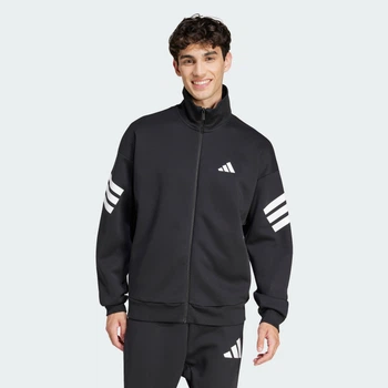 Мужская спортивная кофта Future Icons 3-Stripes Woven adidas JD4885 (XS) черный (4067905736706)