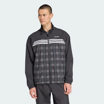Мужская спортивная кофта Tartan Loose adidas JV7743 (L) черный (4068808634748)