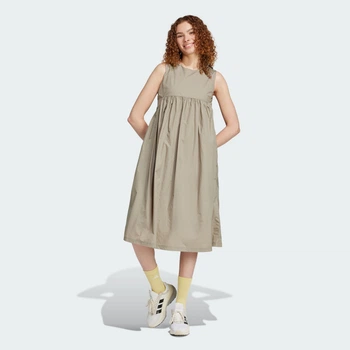 Женское платье City Escape Summer adidas JC5122 (XS) бежевый (4067906095963)