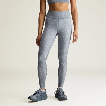 Женские леггинсы adidas by Stella McCartney Running Printed adidas KF1708 (XS) серый (4068814497474)