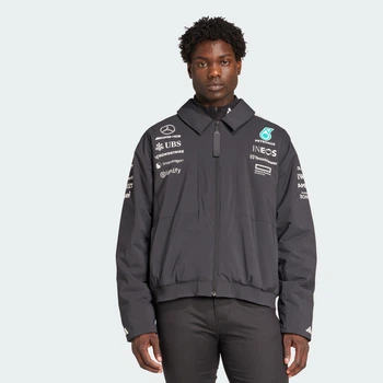 Мужская куртка Mercedes - AMG Petronas Formula One Team adidas JX0748 (L) черный (4068802729716)