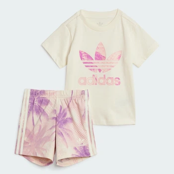 Дитячий комплект: футболка і шорти Kids adidas JD2894 (68) білий (4067902514147)