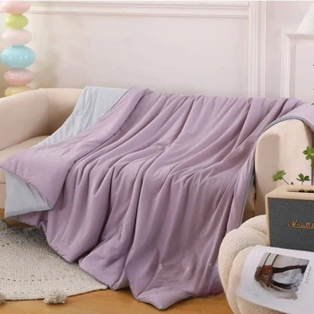 Одеяло охлаждающее холодок евро Colorful Home 21106 200х230 см лиловое