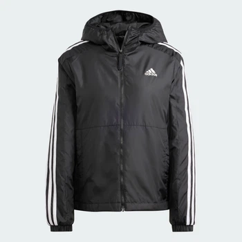 Жіноча куртка Essentials 3-Stripes Insulated adidas IN3288 (XS) чорний (4066759638563)