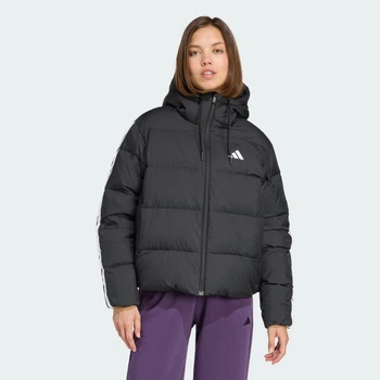 Жіночий пуховик Essentials Climawarm 3-Stripes adidas JW3429 (S) чорний (4068811752408)