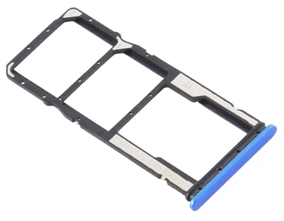 Лоток SIM-карты для Xiaomi Redmi 9A / Redmi 9AT / Redmi 9i оригинал Service Pack Blue