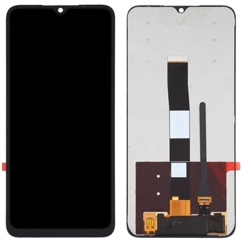 Дисплей для Xiaomi Redmi 9C / 9C NFC с тачскрином без рамки оригинал Service Pack Black