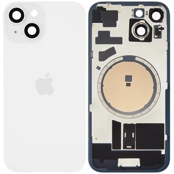 Задняя крышка для iPhone 15 MagSafe со стеклом камеры оригинал Китай White