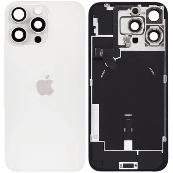 Задняя крышка для iPhone 16 Pro Max MagSafe со шлейфом оригинал Китай White Titanium