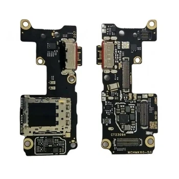 Нижняя плата для Xiaomi Poco F5 Pro с разъемом зарядки и микрофоном оригинал Service Pack