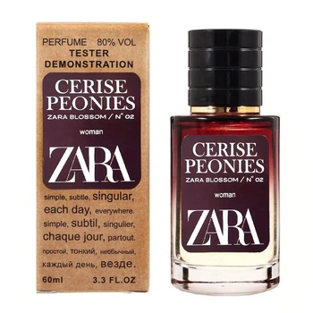 Zara No02 Cerise Peonies ТЕСТЕР LUX женский 60 мл
