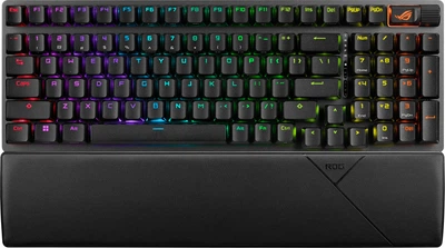 Клавиатура проводная Asus ROG Strix Scope II 96 USB/Wireless/Bluetooth Gaming Black (90MP037A-BKMA00)
