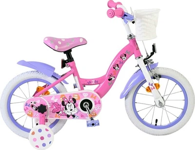 Дитячий велосипед Volare Minnie 14" Білий/Червоний/Помаранчевий 20560-CB14 (8715347205606)