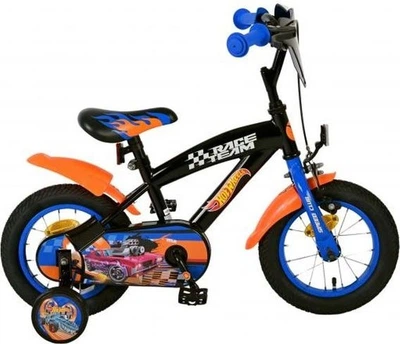 Rower dziecięcy Volare Hot Wheels 12" Biały/Niebieski/Różowy 31256-SACB (8715347312564)