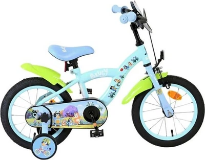Дитячий велосипед Volare Bluey 14" Білий/Рожевий/Блакитний 41406 (8715347414060)