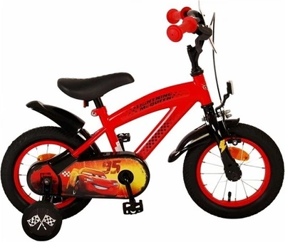 Rower dziecięcy Volare Cars 12" Biały/Seledynowy 20500-CB12 (8715347205002)