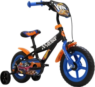 Дитячий велосипед Volare Hot Wheels 12" Блакитний/Сріблястий 41224 (8715347412240)