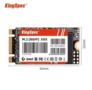 SSD M.2 2242 2Тб NGFF KingSpec NT-2Tb Sata3 ссд 2048Мб