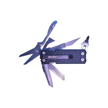 Мини мультитул брелок NexTool Pocket Tool E1 10 функций нержавеющая сталь 420J2 алюминий 5052 (NE20287)