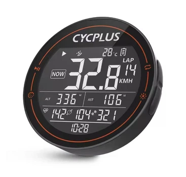 Бездротовий велокомп'ютер Cycplus M2 GPS з підсвічуванням, Bluetooth 5.0, ANT+, Strava