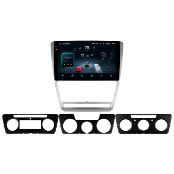 Штатна магнітола Teyes CC4 Pro 2K 8+128 Gb Skoda Octavia 2 A5 2008-2013 10" silver