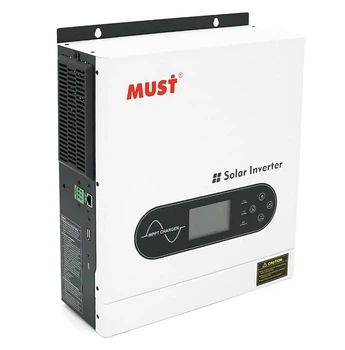 UPS ИБП гибридный инвертор MUST PV18-2012-ECO, 2000W, 12V, заряд 80A, 170-280V, MPPT (80А, 30-320 Vdc)