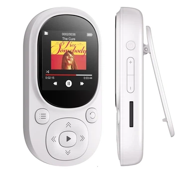 MP3 плеер Mechen A11 Bluetooth 5.3 Hi-Fi 32Gb с клипсой белый