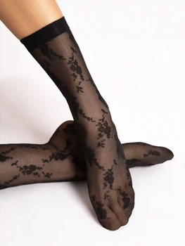 Жіночі гладкі шкарпетки Fiore rosa 20 den one size