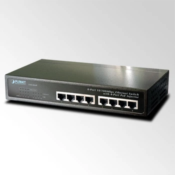Неуправляемый коммутатор Poe Planet FSD-804P-EU (8-Port 10 / 100Mbps с 4-Port PoE)