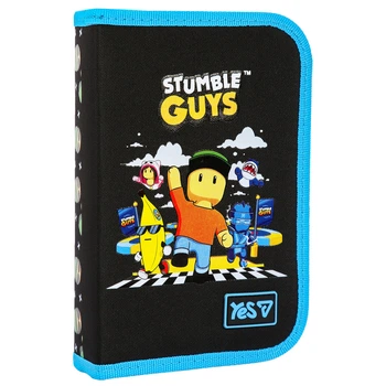 Пенал твердий Yes одинарний з двома клапанами Stumble Guys HP-04 для хлопця (533747)